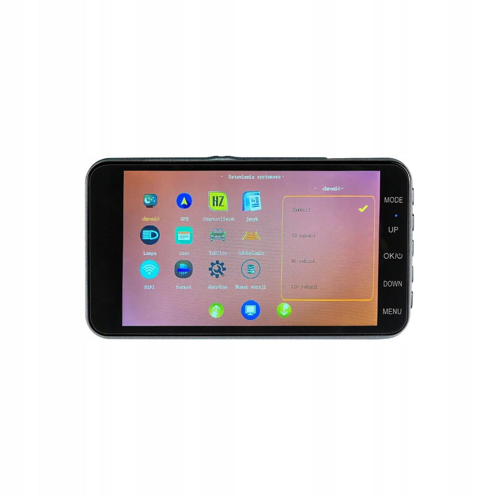 REJESTRATOR KAMERA SAMOCHODOWA GPS WIFI FHD+SD Komunikacja GPS Wi-Fi