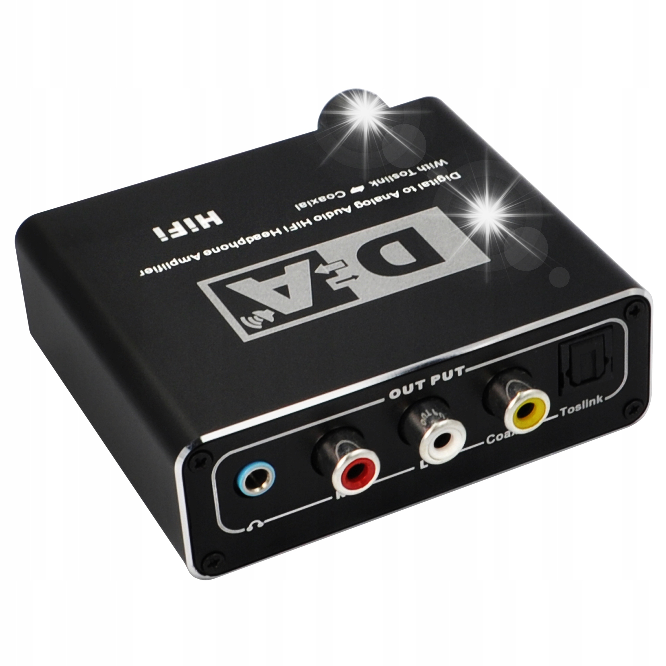 Усилитель для наушников DAC конвертер HiFi Toslink коаксиальный 2X CINCH WIREWAY