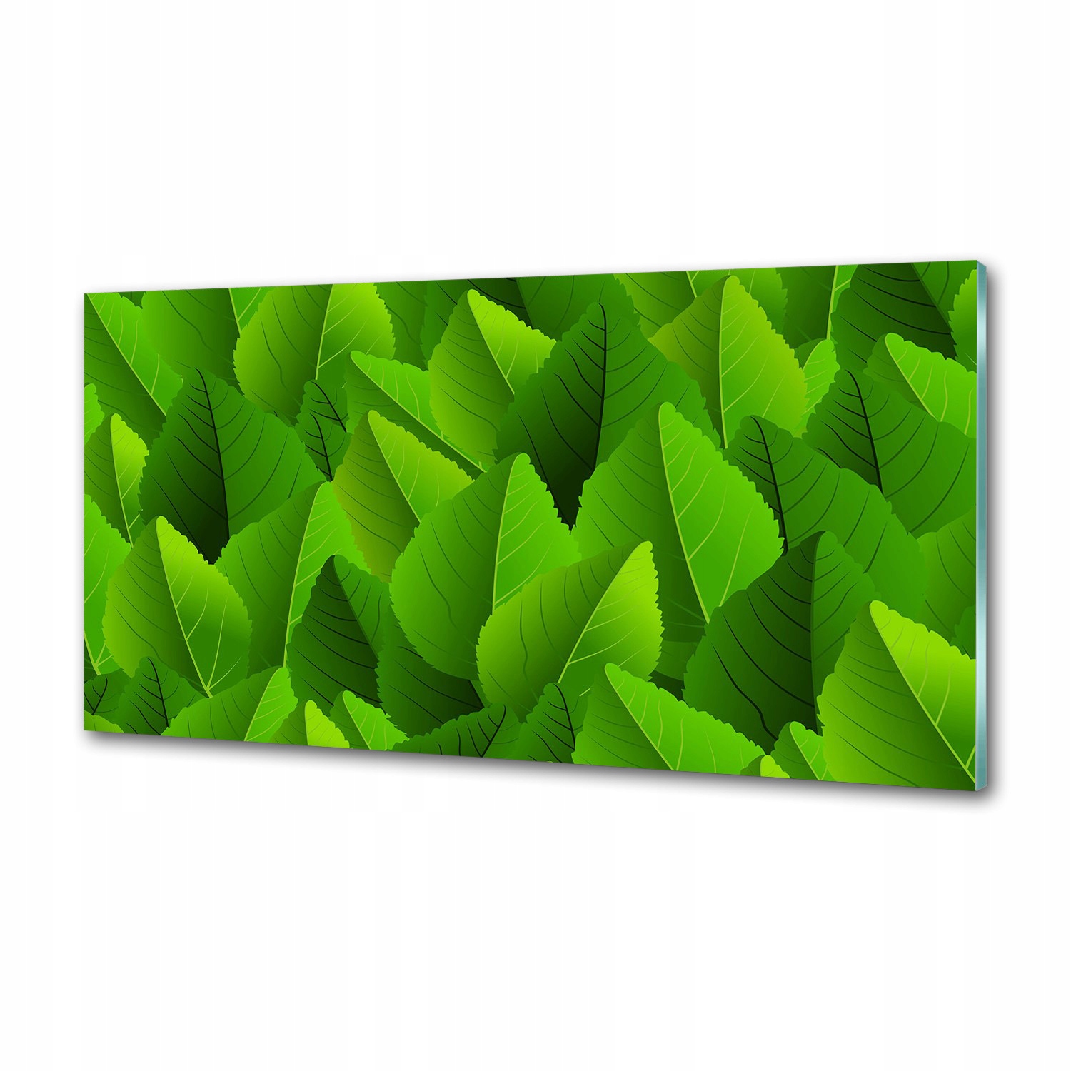 Panel do kuchyne Zelené listy 120 x 60 cm Lepidlo