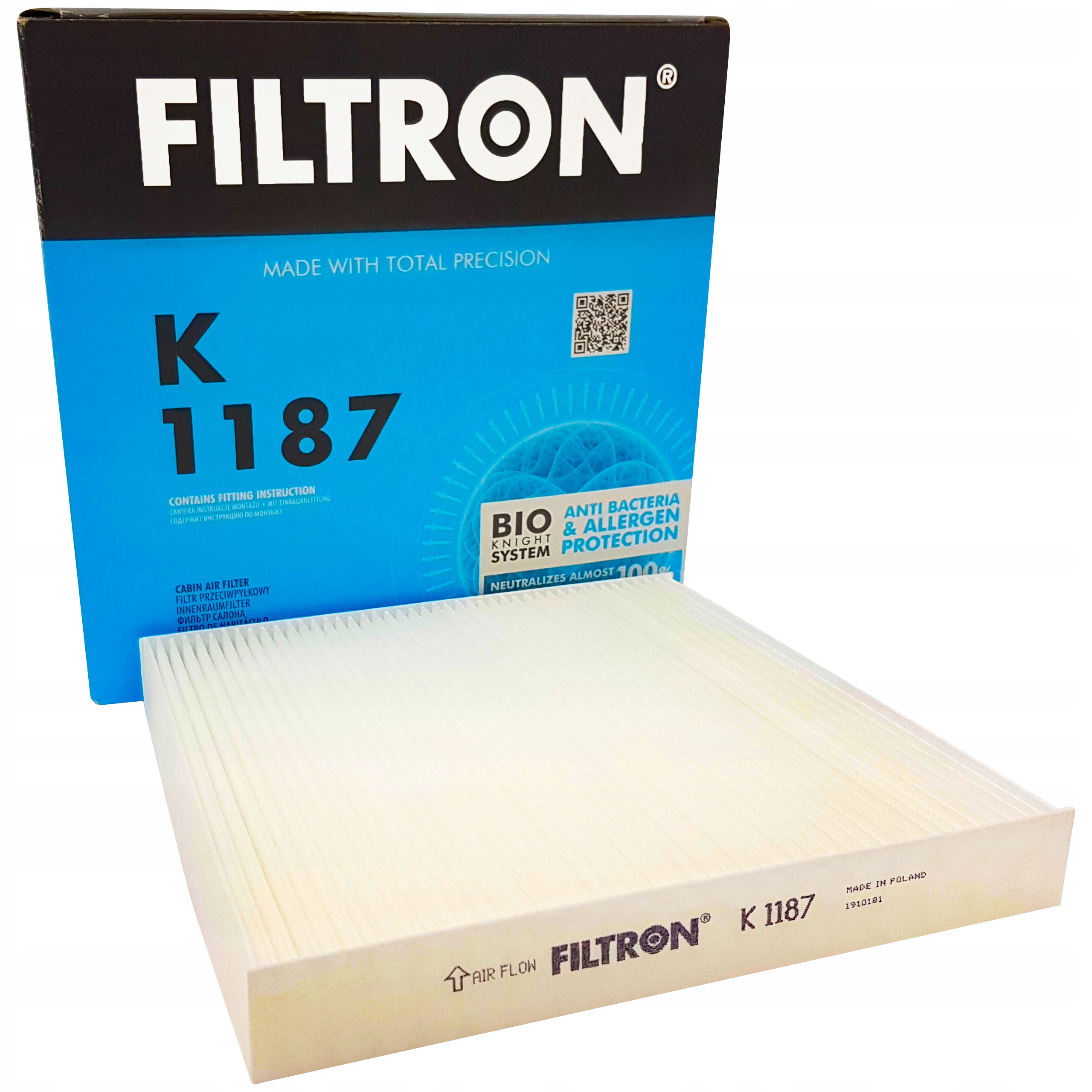 

Filtron Filtr Kabinowy K1187 Honda Accord CIVIC