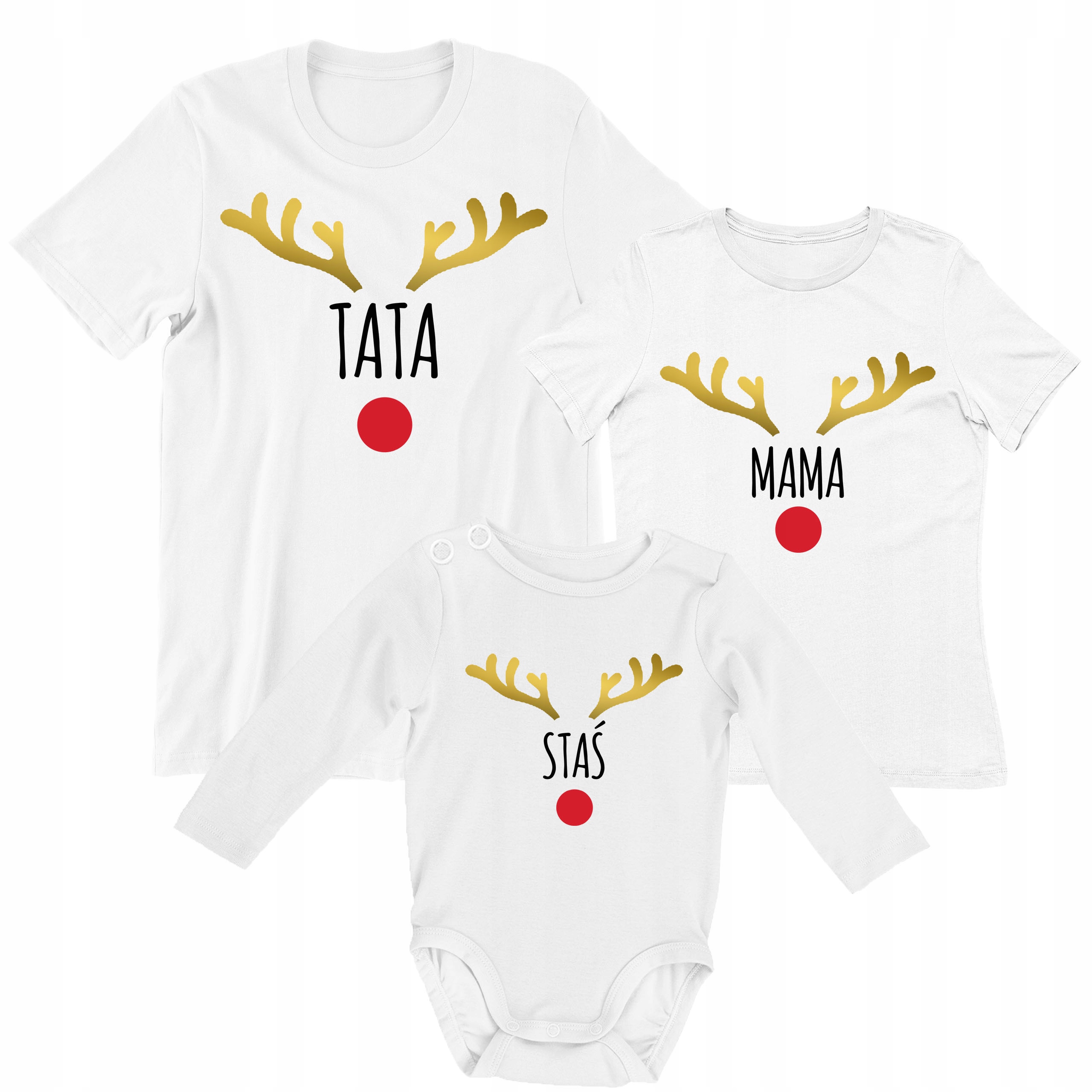 KOSZULKI RODZINNE DLA RODZINY ŚWIĄTECZNE NA ŚWIĘTA Marka LOGOSTORE