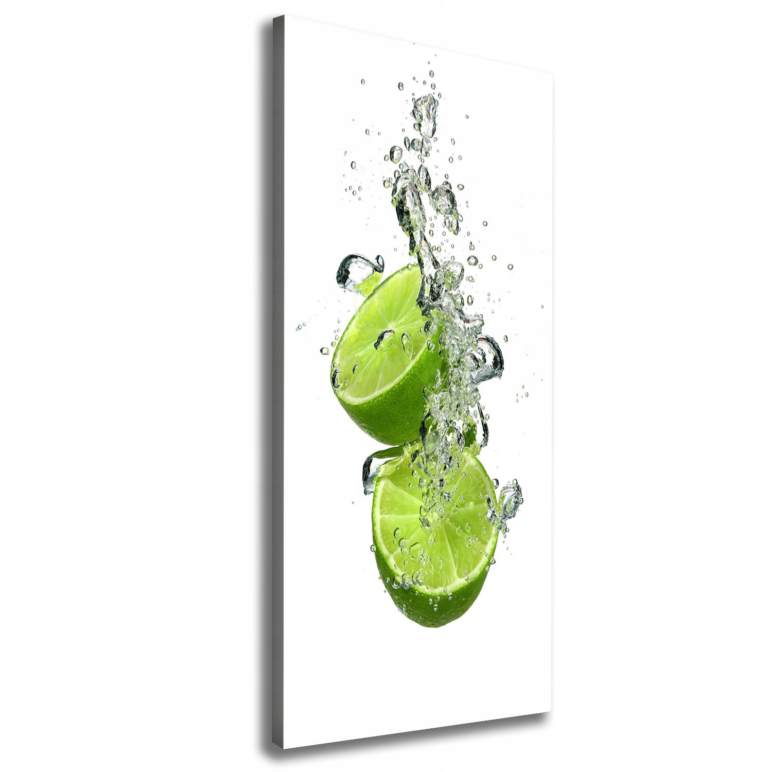 

Nowoczesny obraz canvas na ramie Limonki 50x125 cm