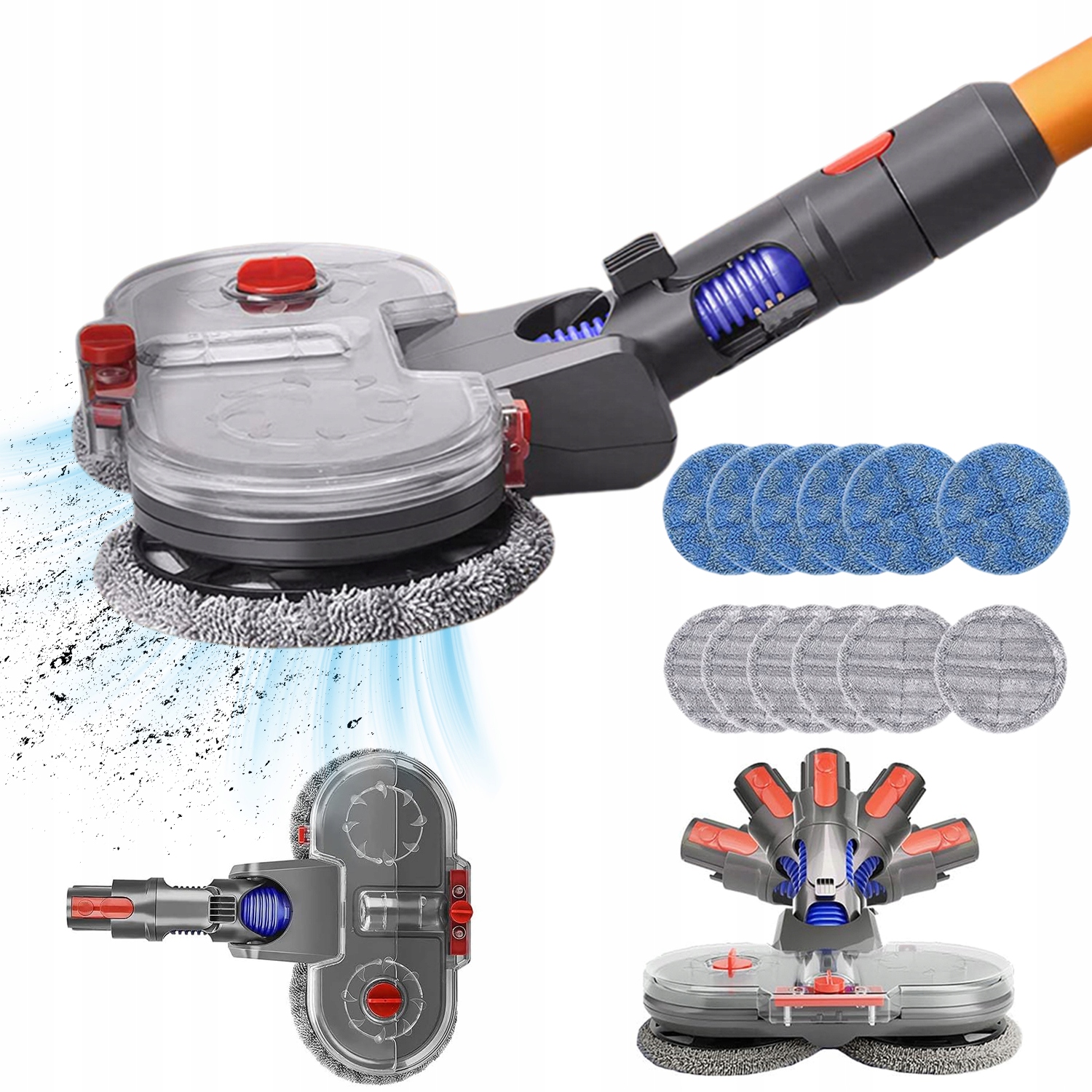 Elektrická Hlava Mopu Pro Dyson V7 V8 V10 V11 Čistí Dřevo A Mramorové Dlaždice