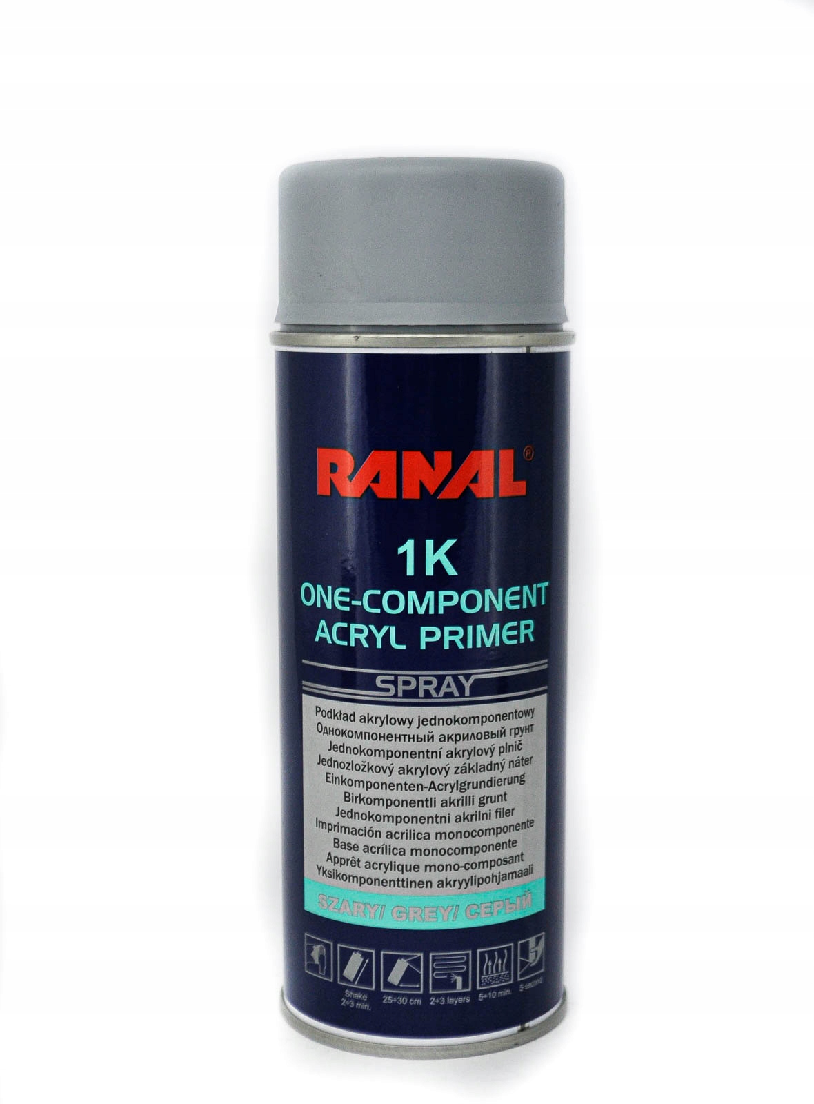 Podkład Akrylowy Wypełniający Szary 1K Spray