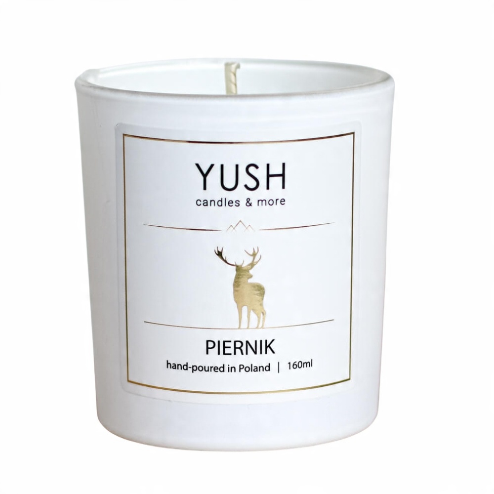 

Piernikowa Świeca Sojowa Royal 160ML Yush Cynamon