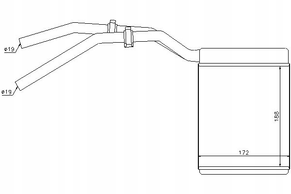 Ohřívač Nissens 30665330 1253187 3 M5H18B359CA