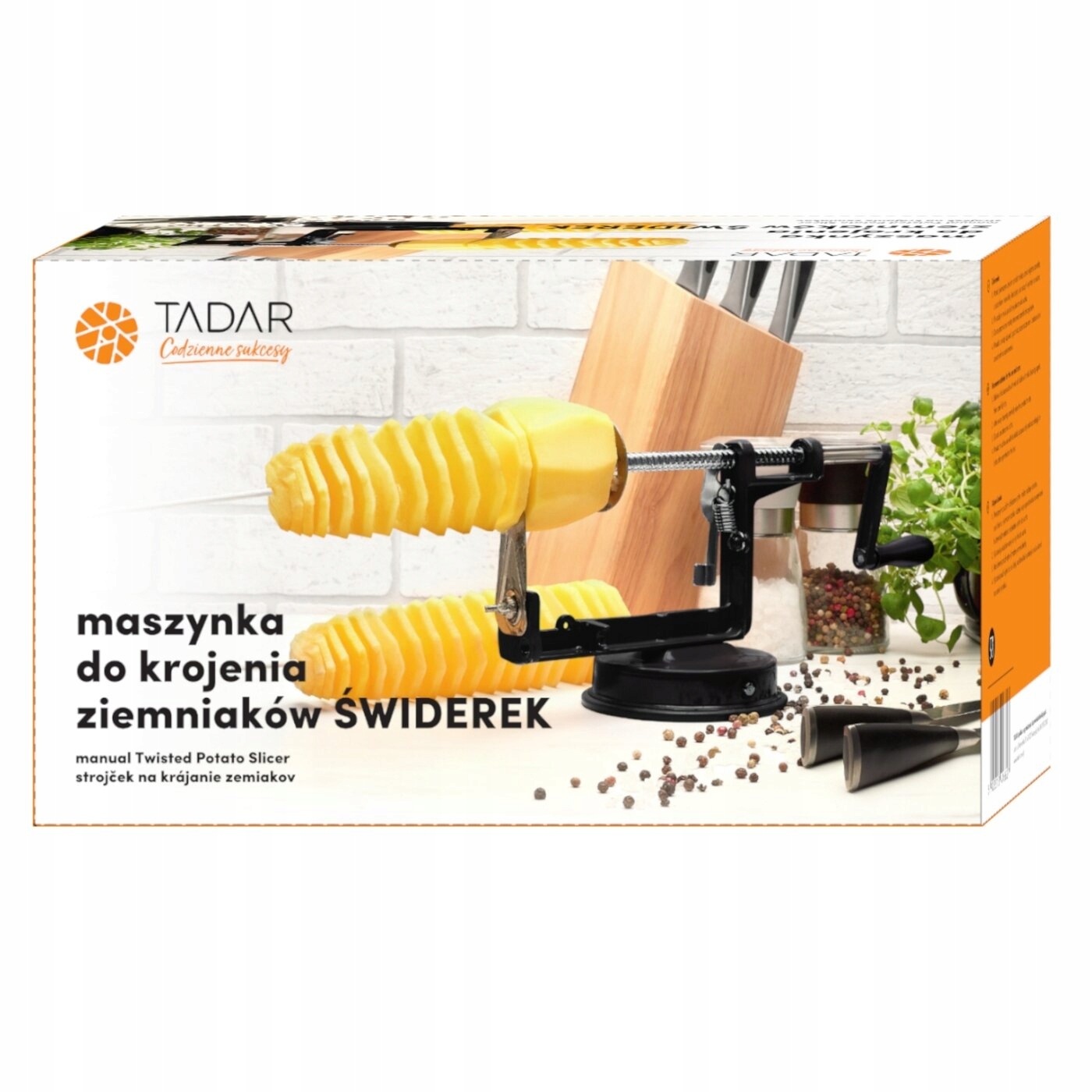 MASZYNKA DO ziemniaków ZAKRĘCONYCH CHIPSÓW frytek EAN (GTIN) 5903313416627