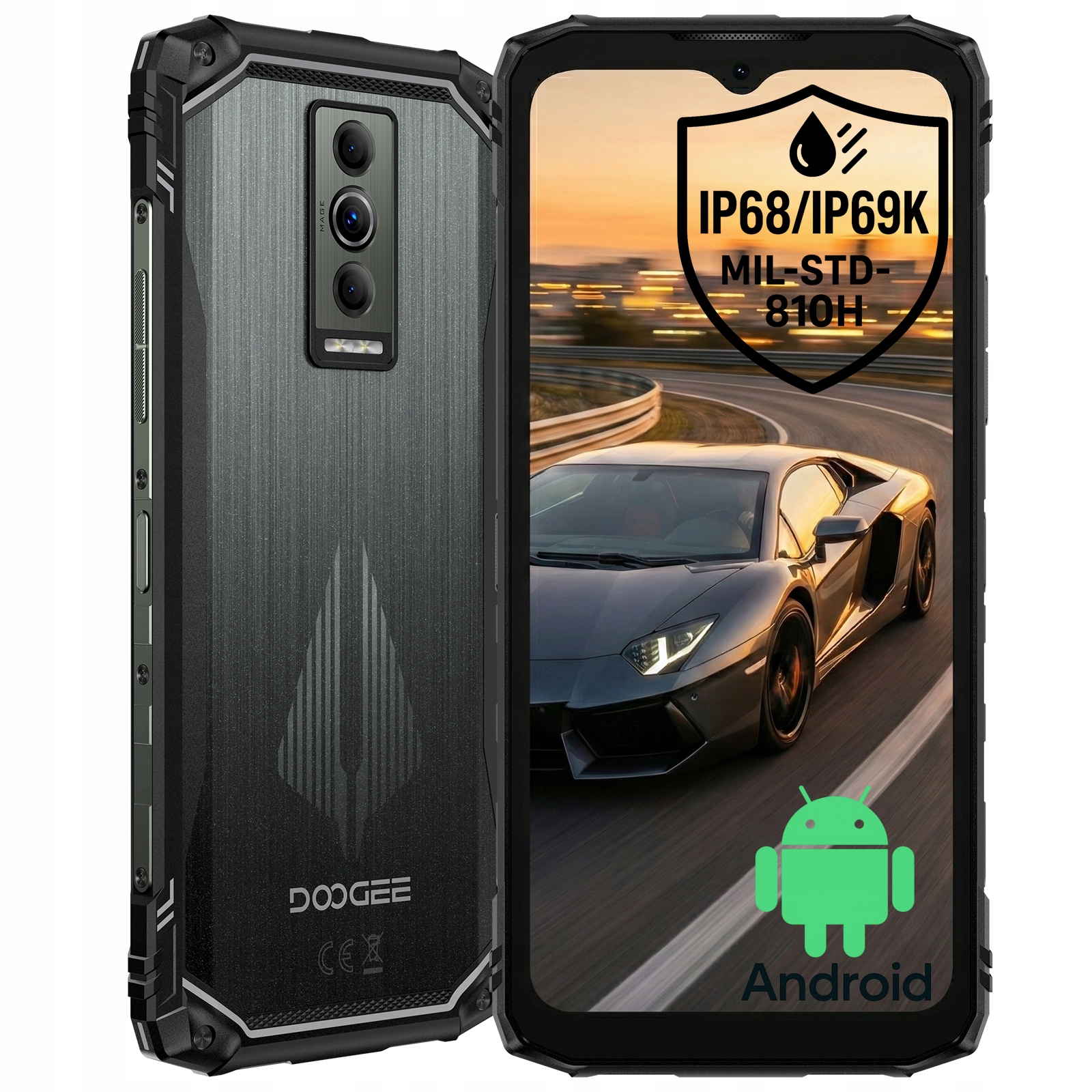 Odolný vojenský smartfón Doogee BLAD10PRO-E 6 Gb Ram 512 Gb pamäť, Nfc, Dual Sim, Android