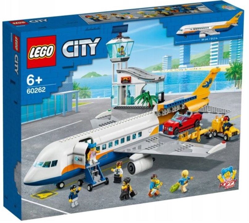 

Klocki Lego City 60262 Samolot Pasażerski Lotnisko