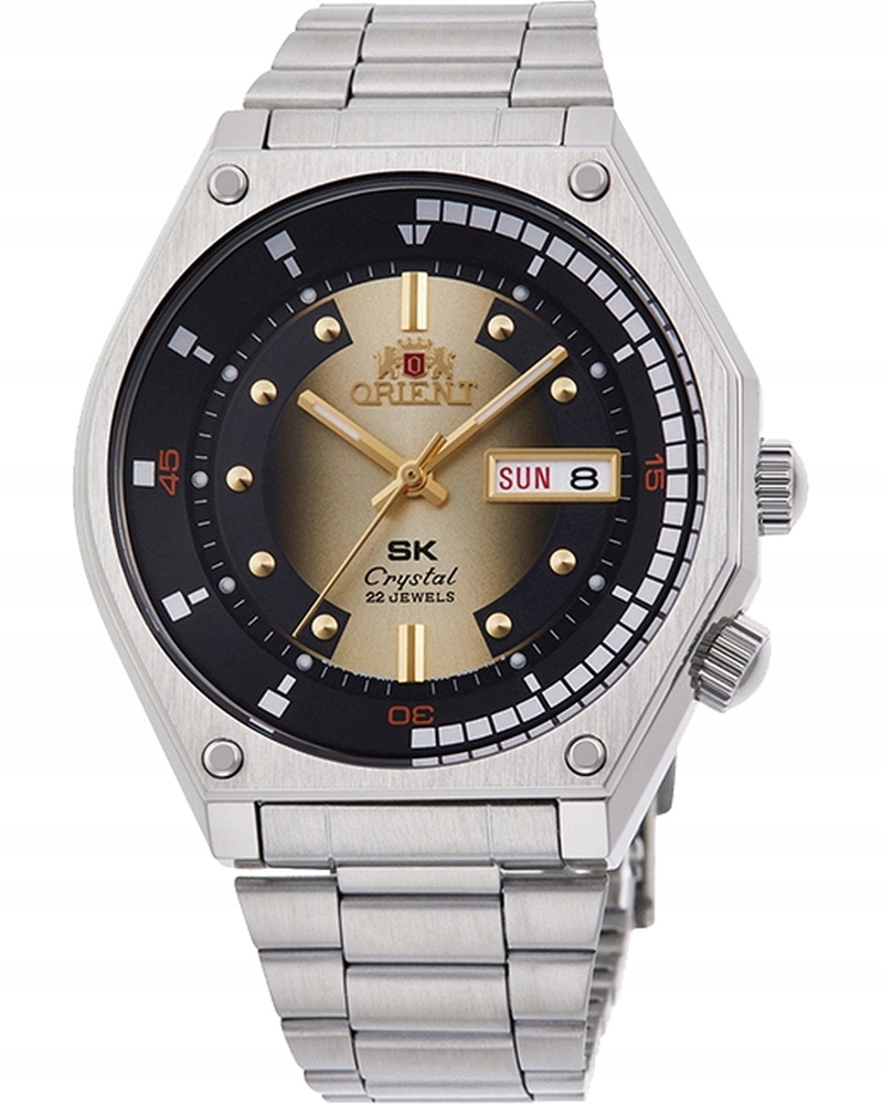 Nový originální Pánské Hodinky náramek Orient Revival RA-AA0B01G39B Automat Crystal