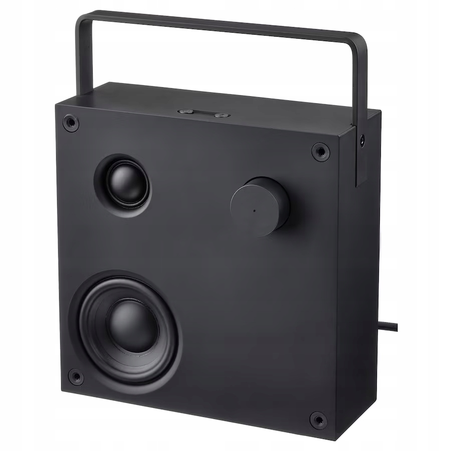 Ikea Vappeby Głośnik bluetooth, czarny/gen 3, 20x20 cm