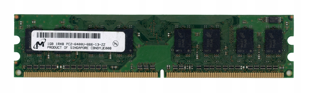 Micron 1GB DDR2 800MHz PC2-6400U non-ECC