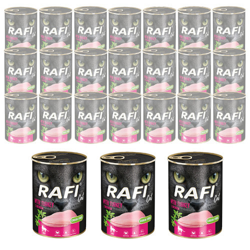 Rafi Cat z indykiem 24x400g