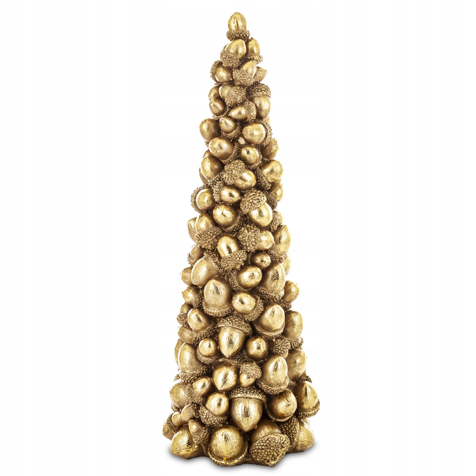 Zlatá vánoční figurka ze zlatého žaludu 38 Cm 170849 Art-pol
