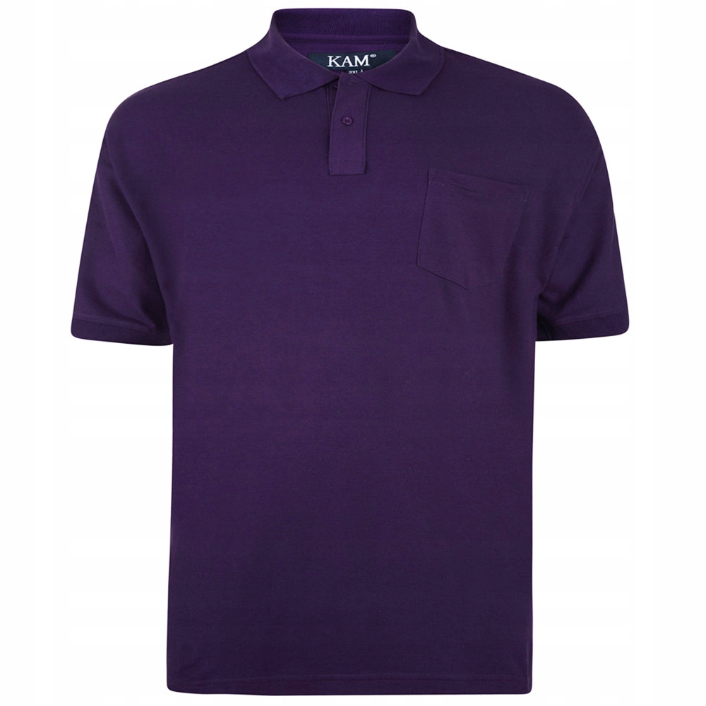 Kam polokošile pánská Kbs 501A nadměrná velikost 6XL fialová