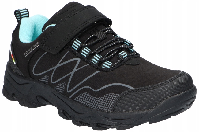 American Club buty sportowe trekkingowe softshell czarny rozmiar 32