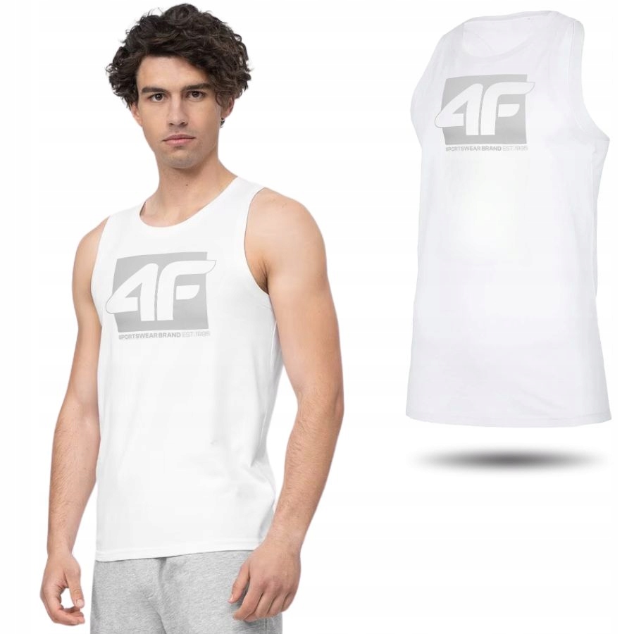 KOSZULKA MĘSKA 4F BEZ RĘKAWÓW TANK TOP PODKOSZULEK NA CO DZIEŃ