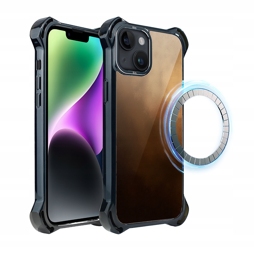 Pouzdro Ibizu DropGuard Ultra pro iPhone 14 Plus s MagSafe, barva Pouštní bouře