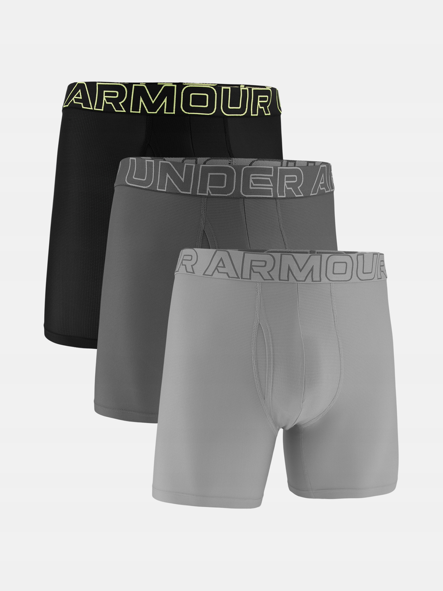 Under Armour Pánské boxerky Ua Performance Tech Mesh Solid 6in