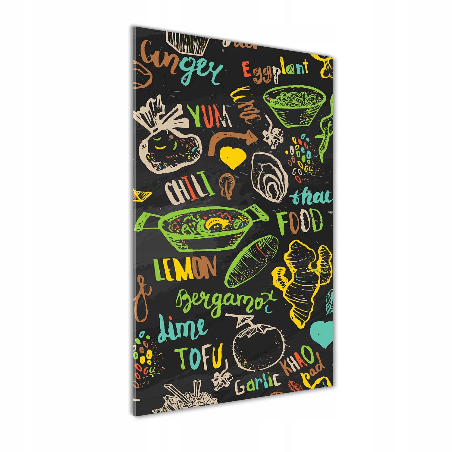 

Foto obraz na szkle pionowy Tajskie potrawy 50x100