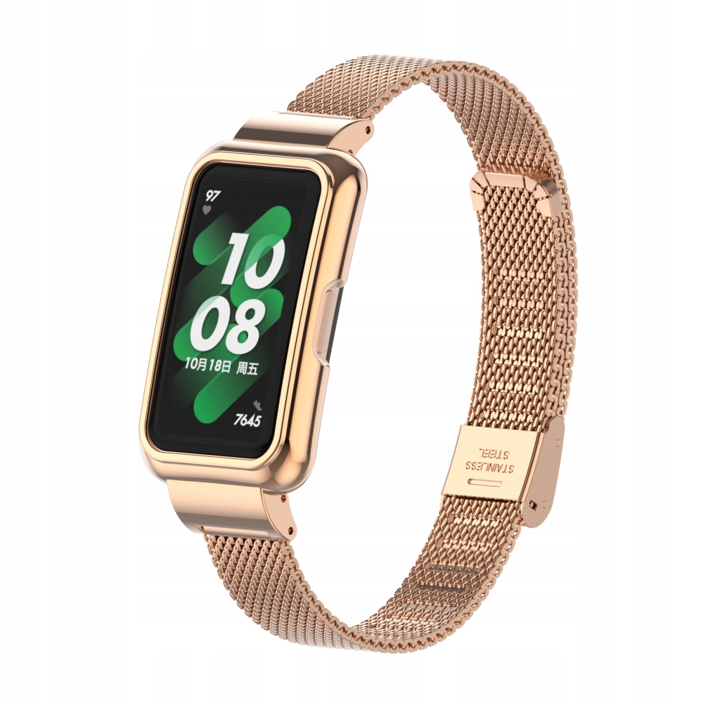 Bransoleta Do Huawei Band 7 Huawei Band 8 Opaska Rose Gold Pasek