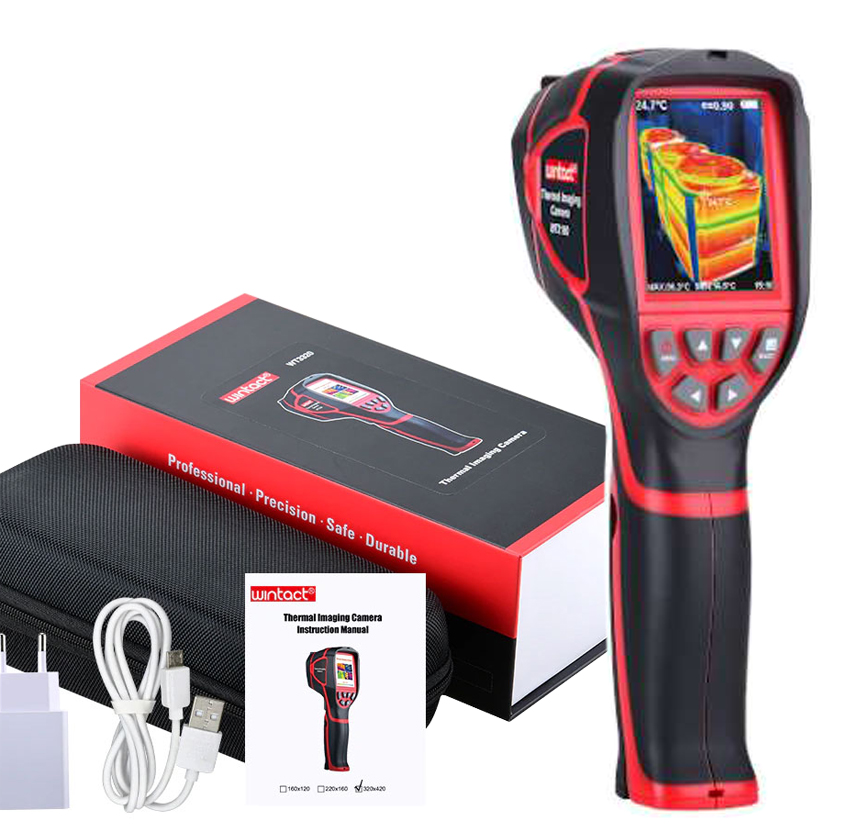 Kamera Termowizyjna –20 +450 Termodetektor Kursor 160x120 3GB Usb +etui