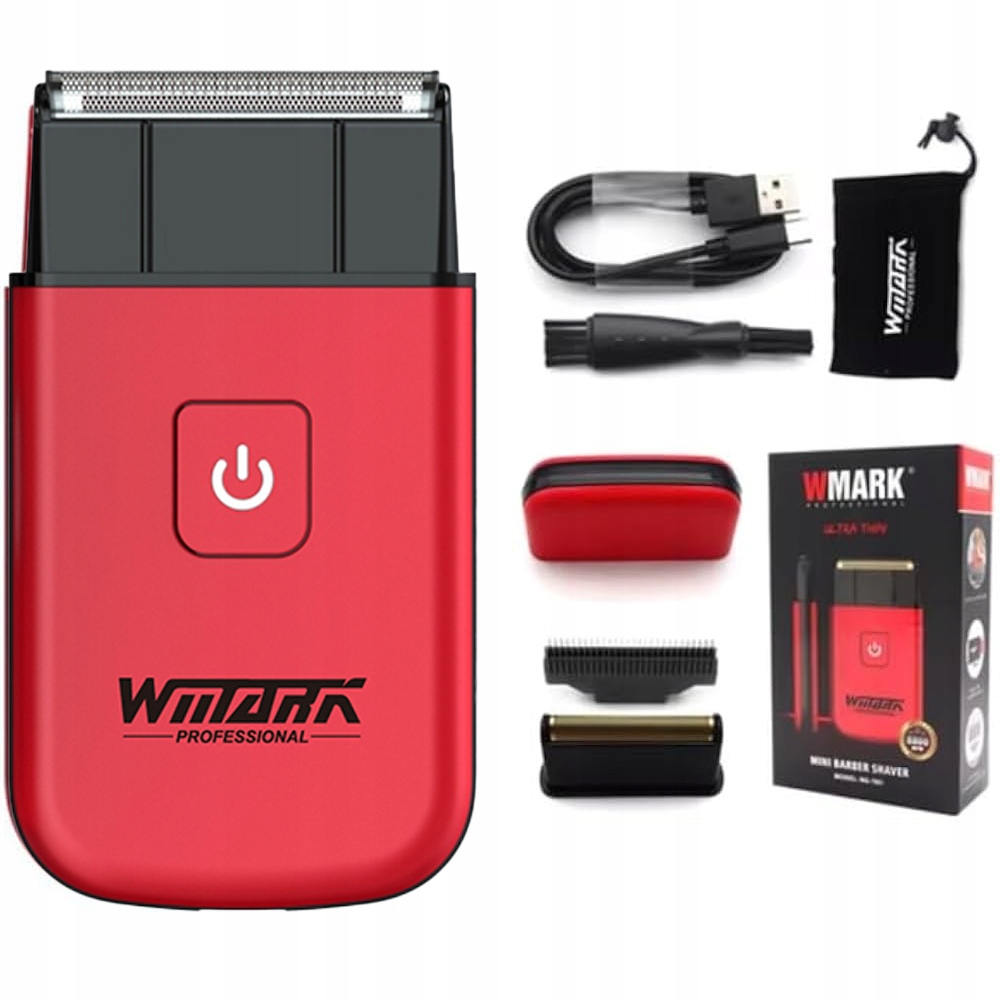 Wmark NG-7901 Shaver Mini Ultra kompaktowa golarka do włosów brody zapas