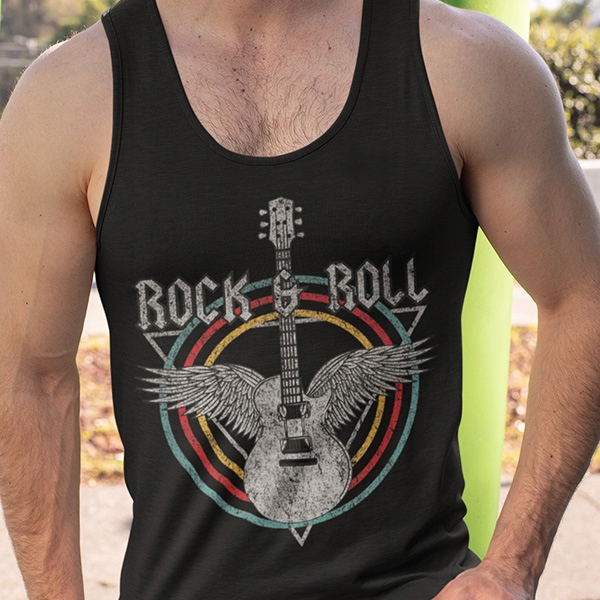 TANK TOP HORROR/ROCK 80S ROCK T SHIRTS Marka inna