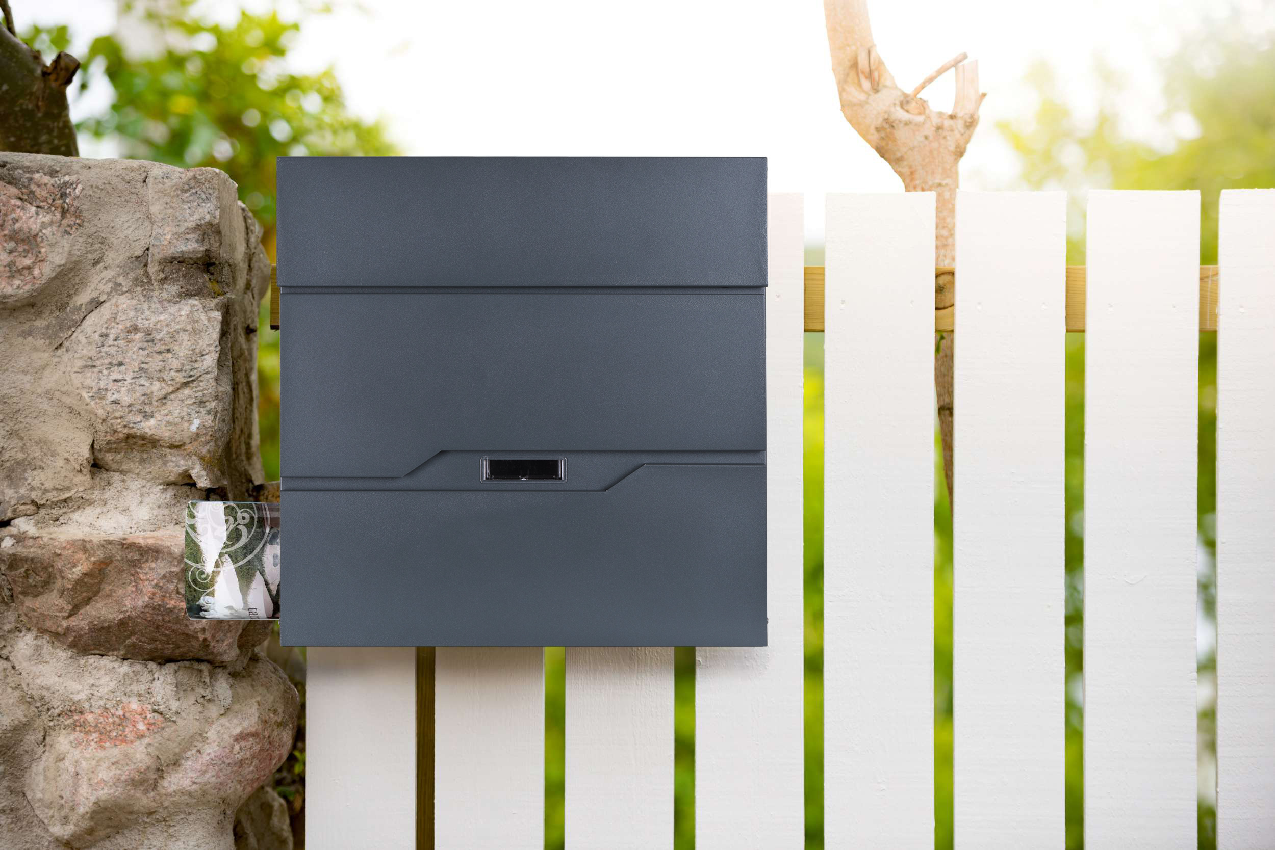 Poštovní Schránka Na Novinové Dopisy Nástěnná Moderní Ocelová Antracit