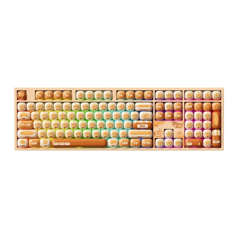 Akko Bun Wonderland 5108 V5 Bezdrátová 100% Full-size Gasket Rgb Nkro