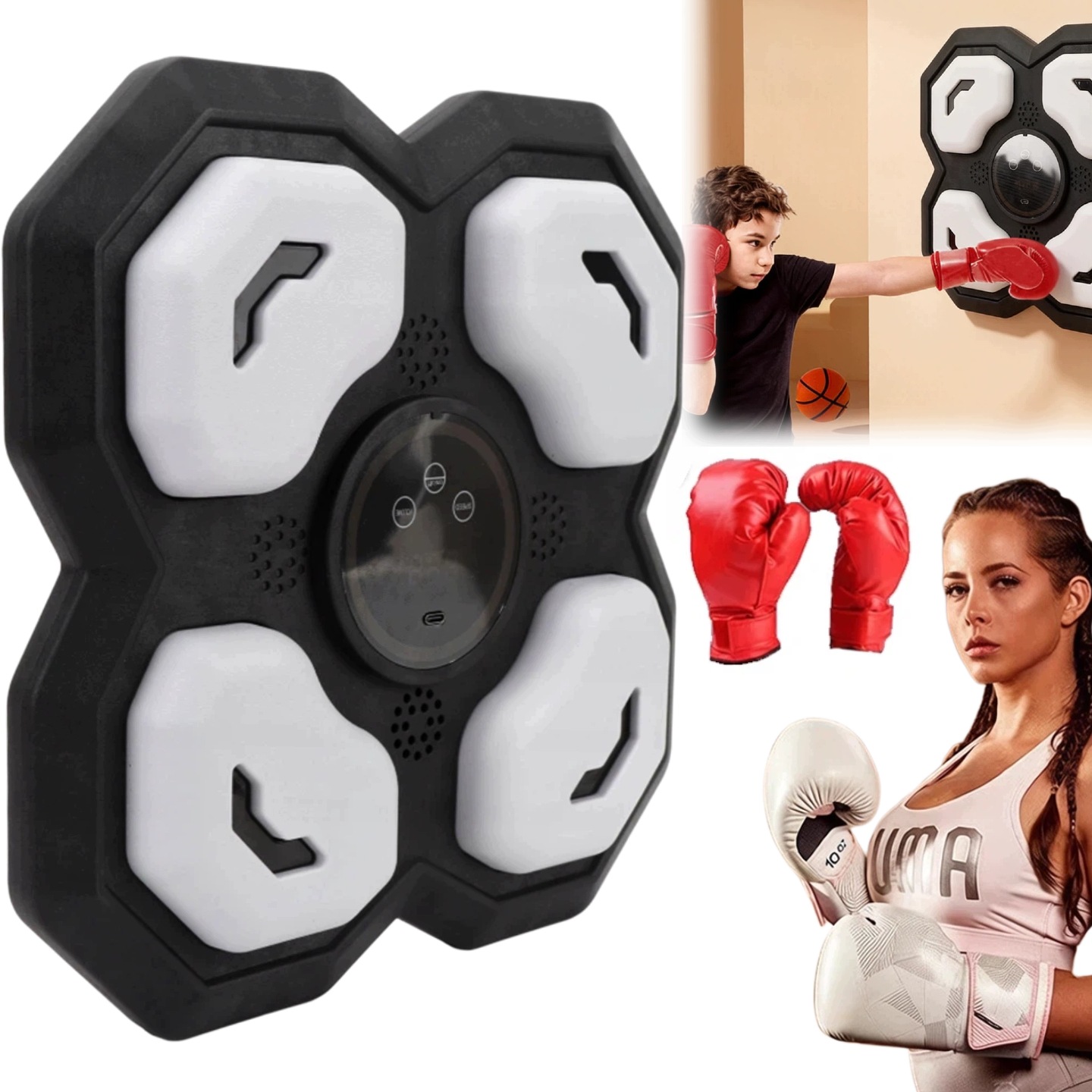 Music Boxing Machine, przenośny sprzęt bokserski, montaż na ścianie