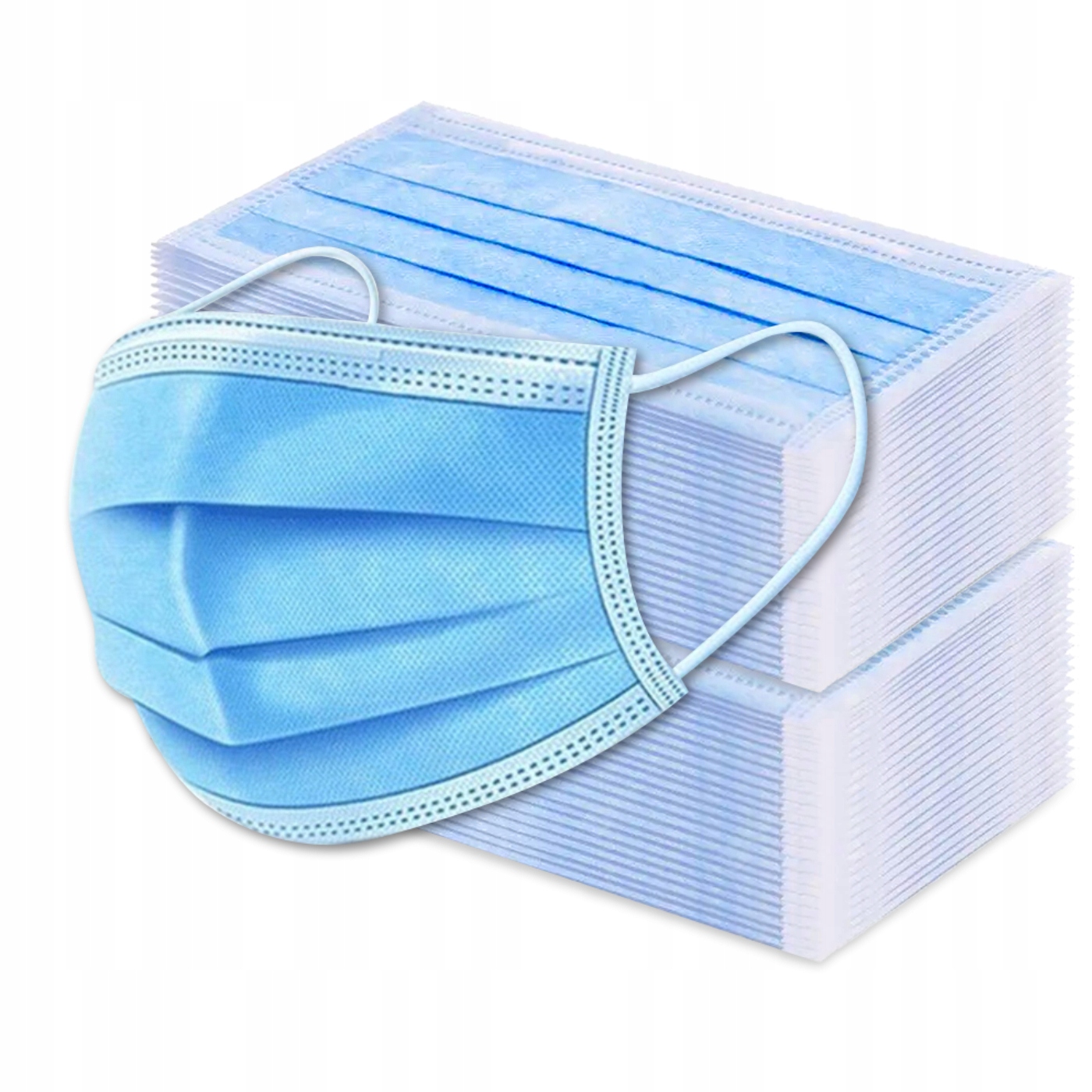 

Maska Maski Maseczki 3 Warstwowe Ochronne 50 szt