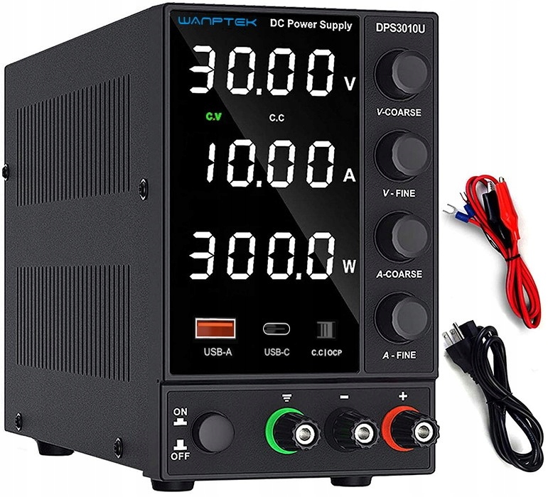 Laboratorní napájecí zdroj Wanptek DPS3010U 0-30V 0-10A – nejnovější verze 2025