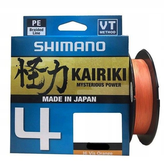 Plecionka Shimano Kairiki 4 0,19mm/150m Hi-Vis