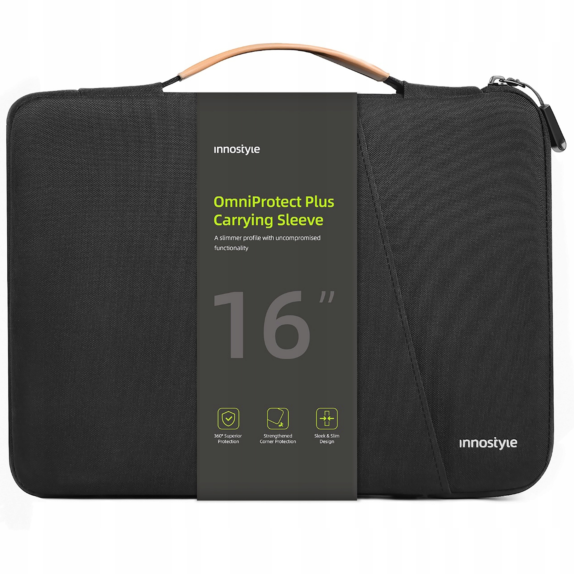 Innostyle Taška Na Notebook 15 6 16 Voděodolná Pouzdro Omniprotect Plus Černá