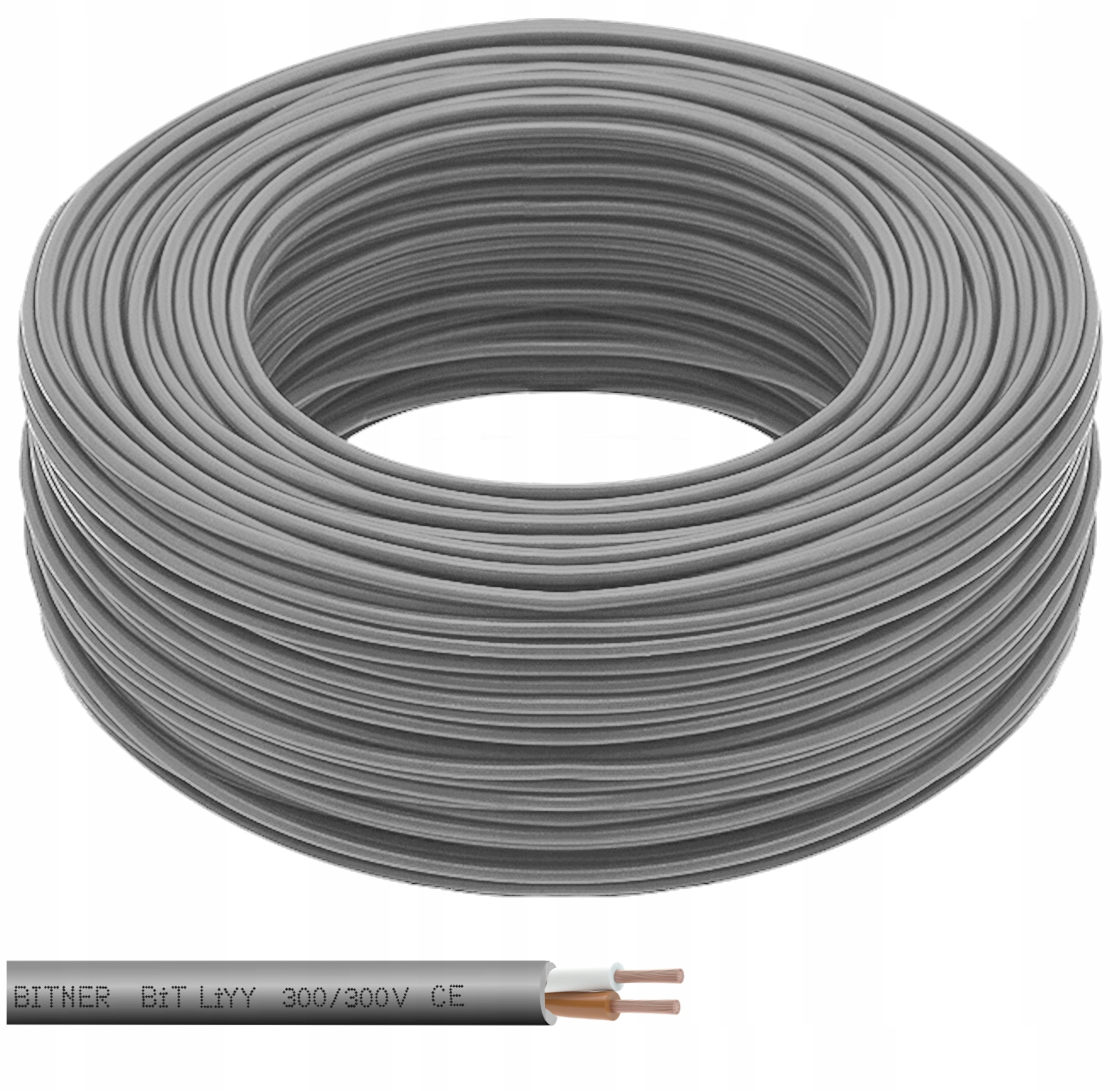 

Przewód kabel sterowniczy Bit LiYY 2x0,75 za metr