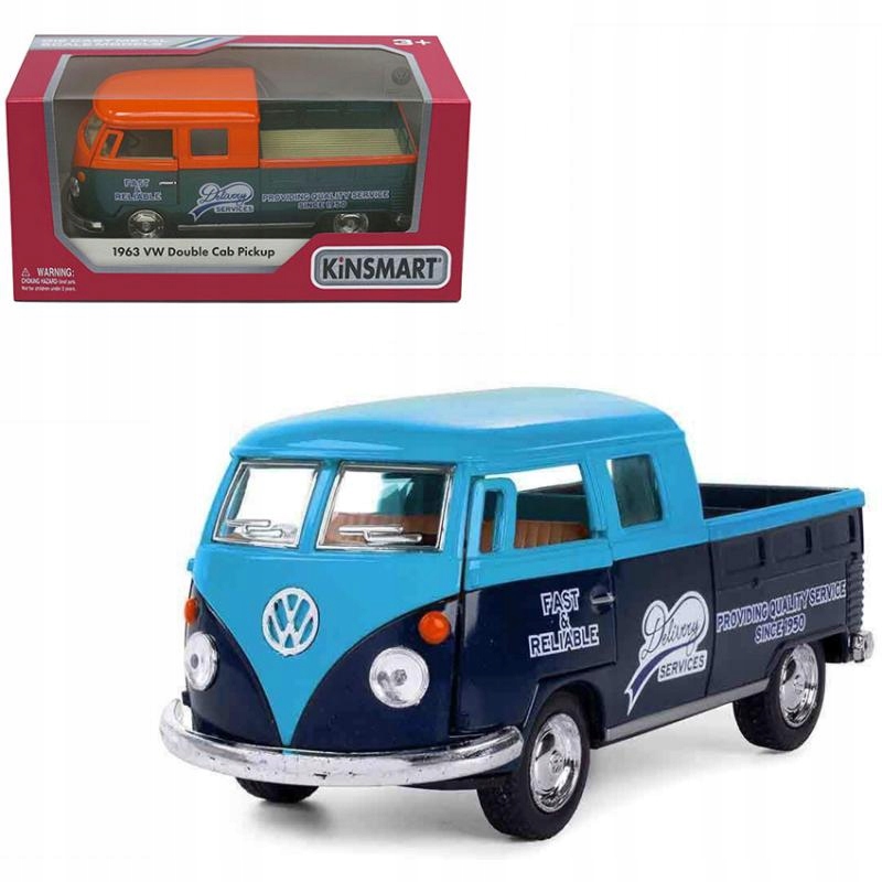 

Kinsmart Volkswagen bus double Pickup 134 MIX