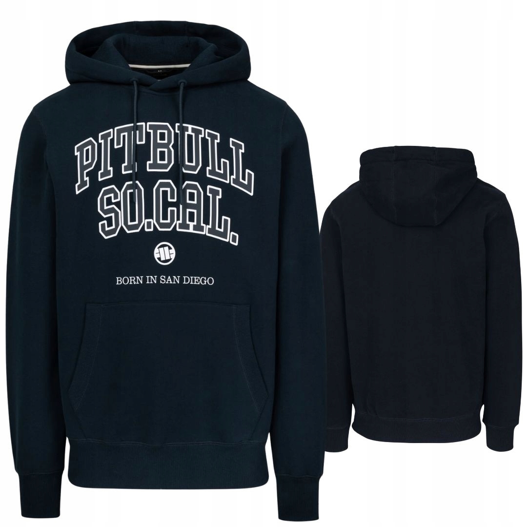 Pitbull West Coast Pánská Mikina S Kapucí So Cal Tmavě Modrá 3XL