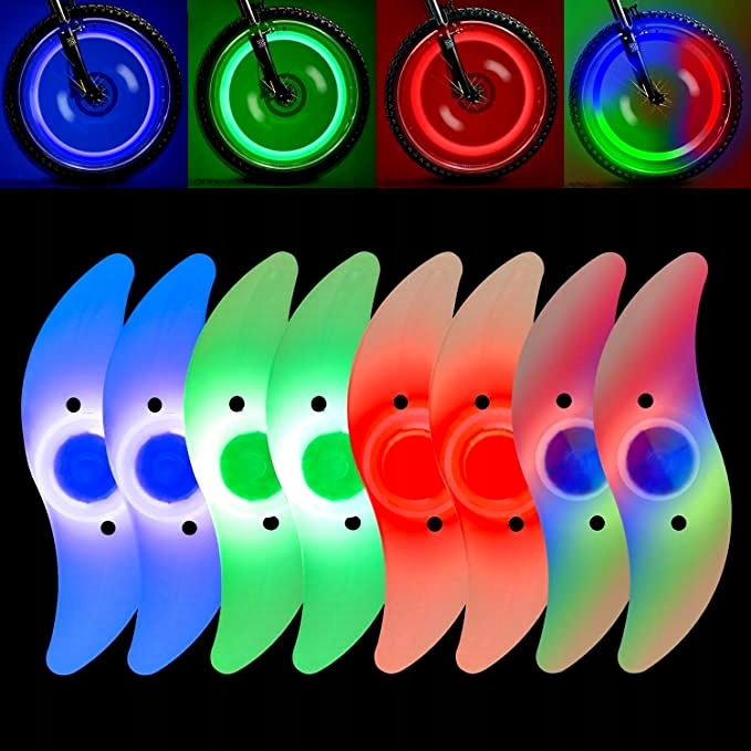 LAMPKI ROWEROWE NA SZPRYCHY ROWER DLA DZIECI HIT EAN (GTIN) 61266221