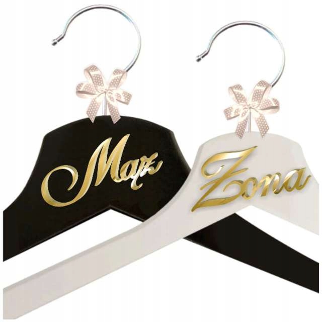 WIESZAKI ślubne PARA MŁODA sesja MĄŻ ŻONA złote X2