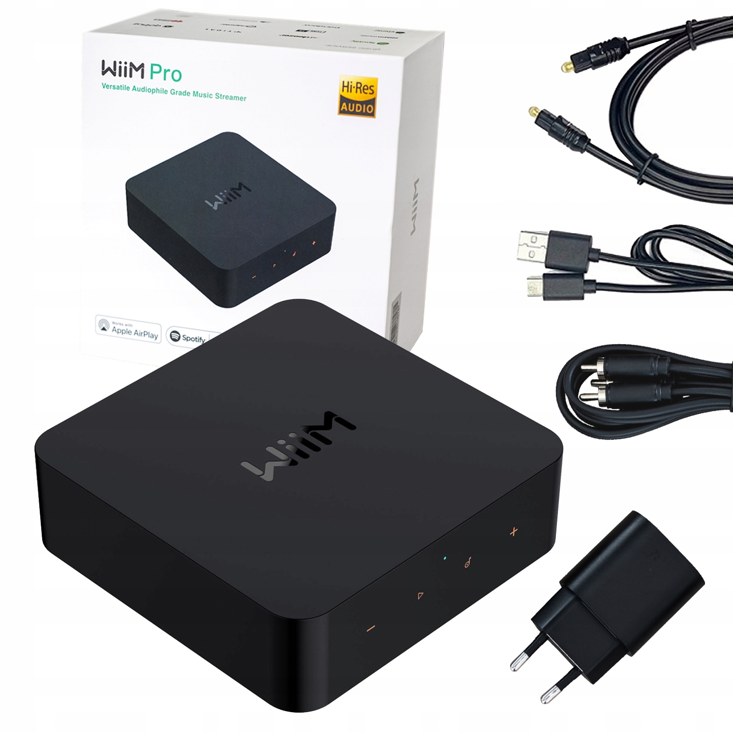 WIIM PRO ODTWARZACZ SIECIOWY STRUMIENIOWY WIFI AIRPLAY CHROMECAST