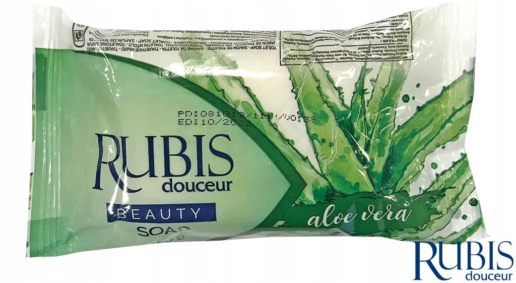 RUBIS MYDŁO W KOSTCE KREMOWE ALOESOWE 100G