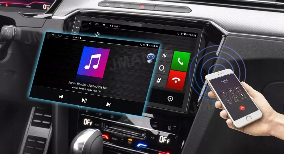 RADIO GPS ANDROID AUTO CARPLAY VW PASSAT B6 B7 EOS Złącza AUX RCA Pre-out (przedwzmacniacz) RCA Sub-out (subwoofer) USB