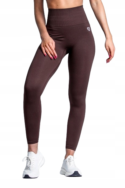 Make Us Strong Legginsy Sunset Boulevard Bezszwowe Chocolate S