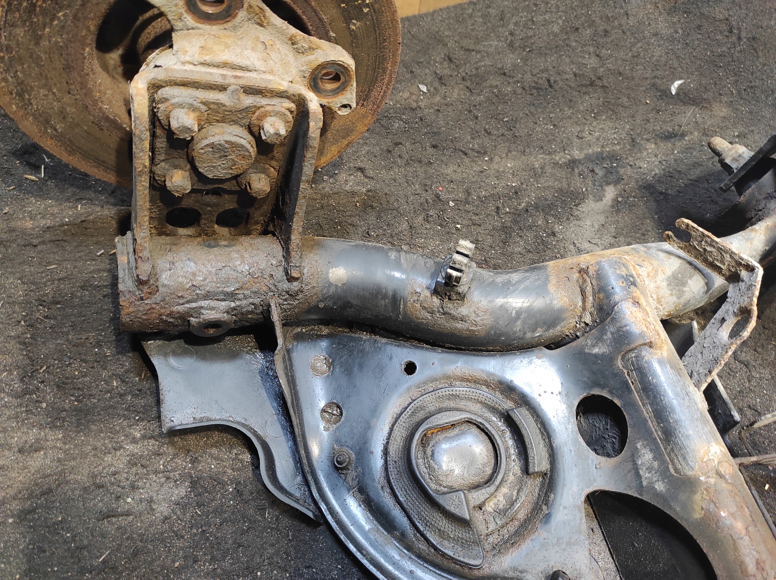 suspension beam rear part axis rear discs RENAULT MODUS 1.6