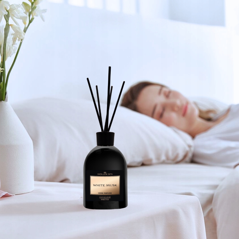 ZAPACH BIAŁE PIŻMO DO DOMU DYFUZOR PATYCZKI ODŚWIEŻACZ 250ml DUŻA POJEMNOŚĆ Pojemność 250 ml