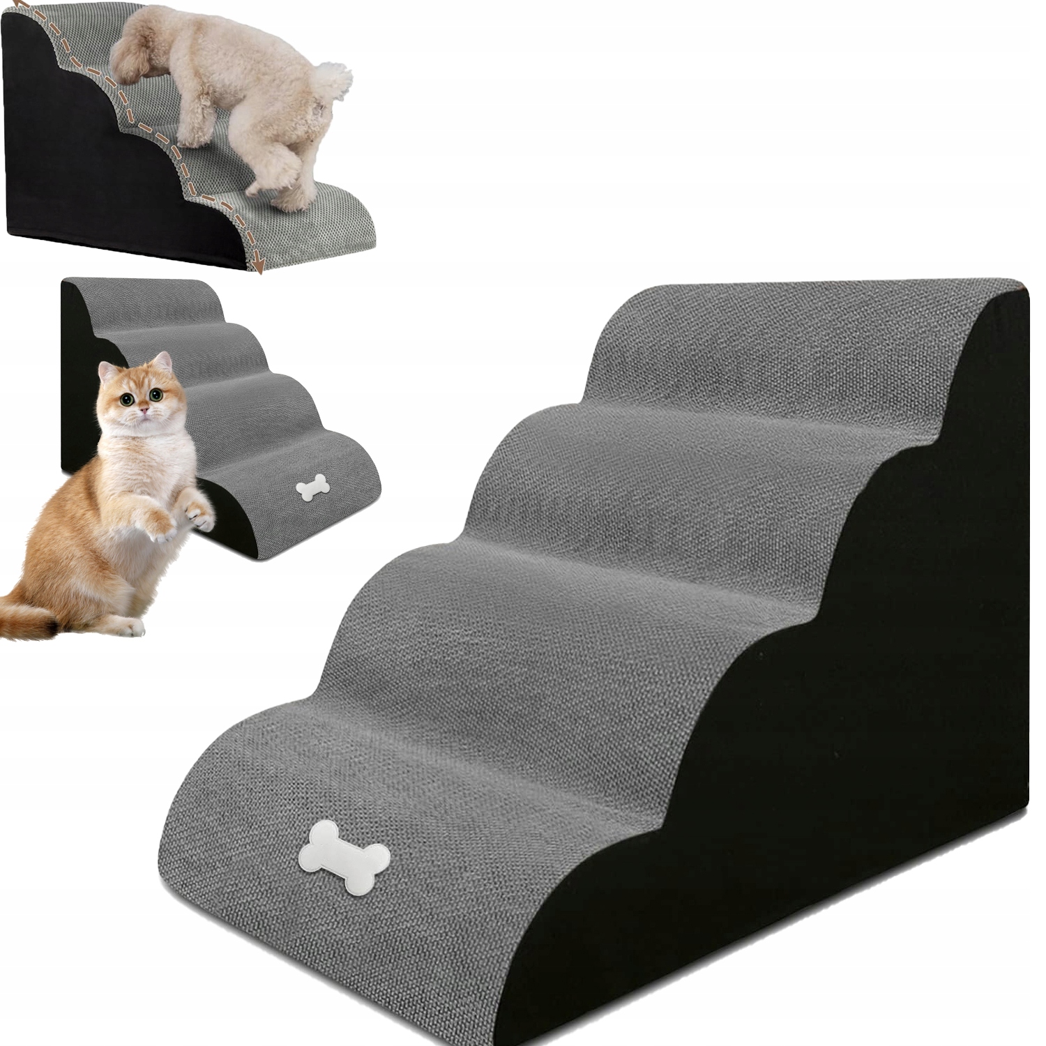 Schody Pro Domácí Zvířata Mírný Sklon Ergonomický Design Snížení Tlak Štěně Senior Mazlíček