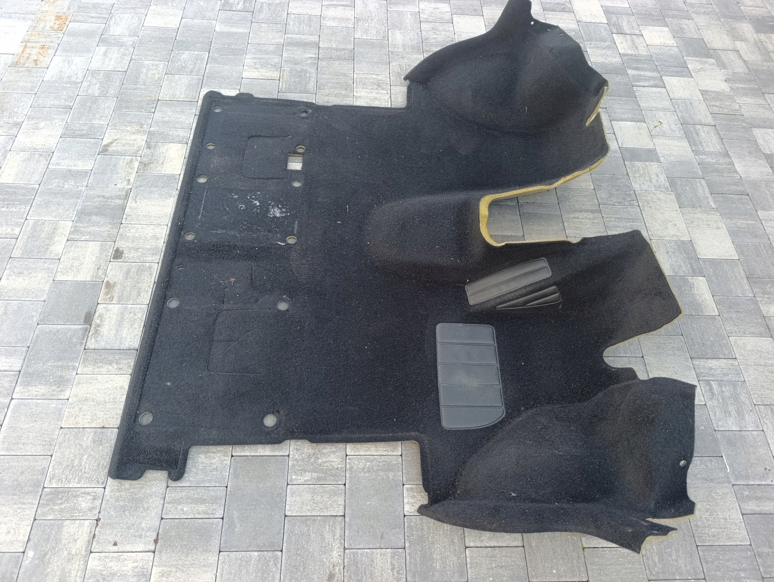carpet mats VW T5 T6 front welur black ANGLIK