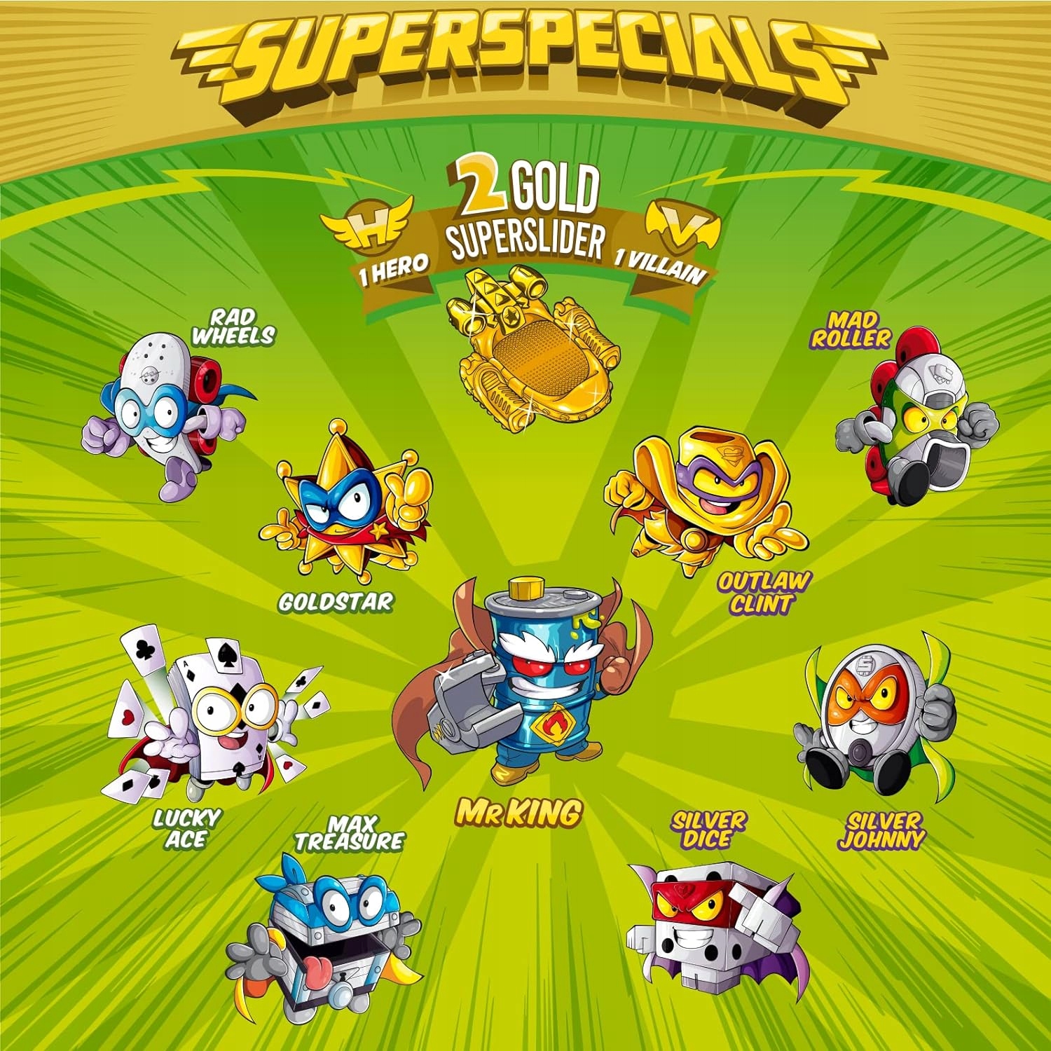 SUPERTHINGS - ZŁOTA PUSZKA SERIA 3 - RIVALS OF KABOOM - SUPER THINGS ZINGS Marka Magicbox
