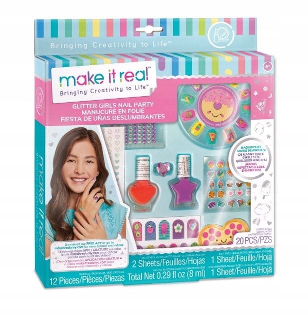 

Make it real Zestaw do manicure Glitter Girl